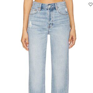 Pistola Light Wash Straight Denim Jeans